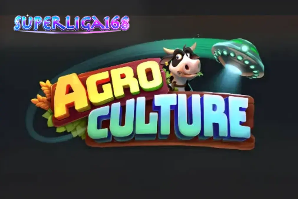 Tampilan visual slot AgroCulture dengan tema alien dan peternakan